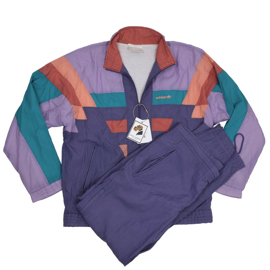 Vintage '90s Adidas Nylon Jogging/Warm Up Suit Size D4/US S - Purple