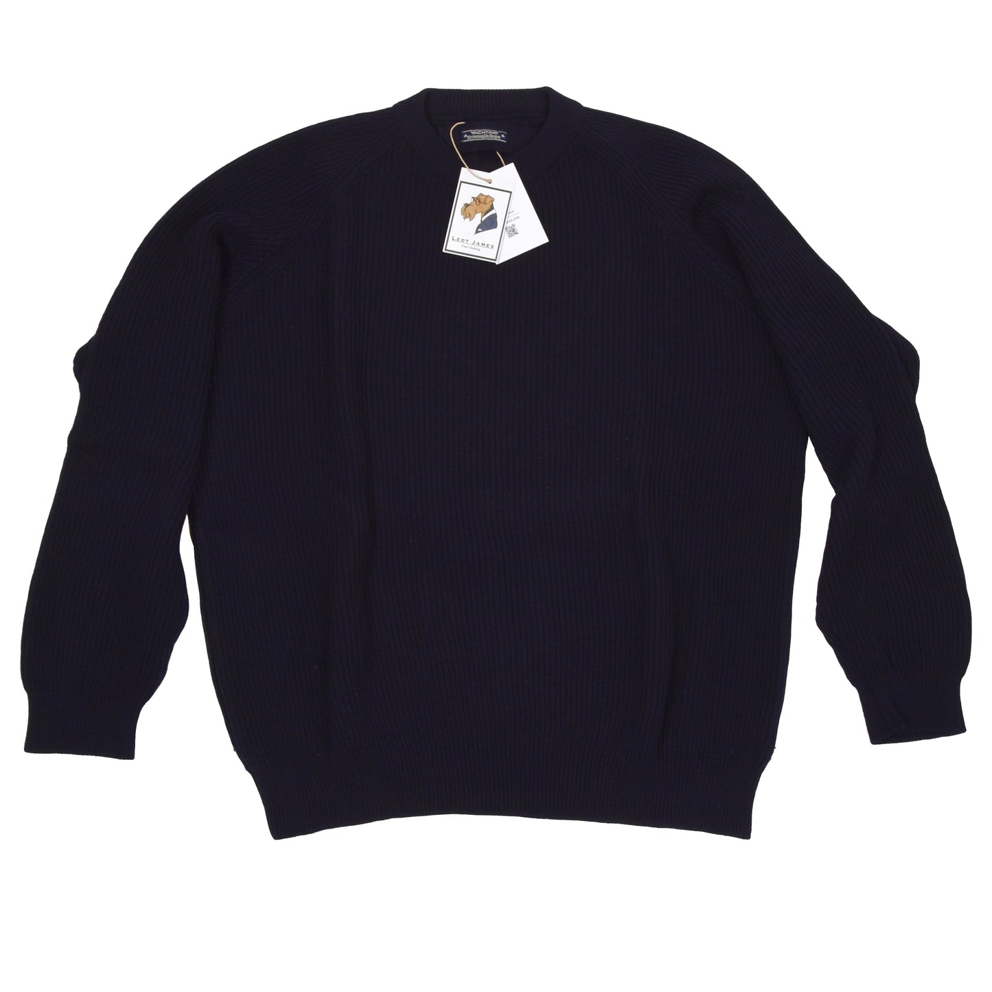 Ermenegildo Zegna Yachting Thick Wool Sweater Size XL - Navy Blue