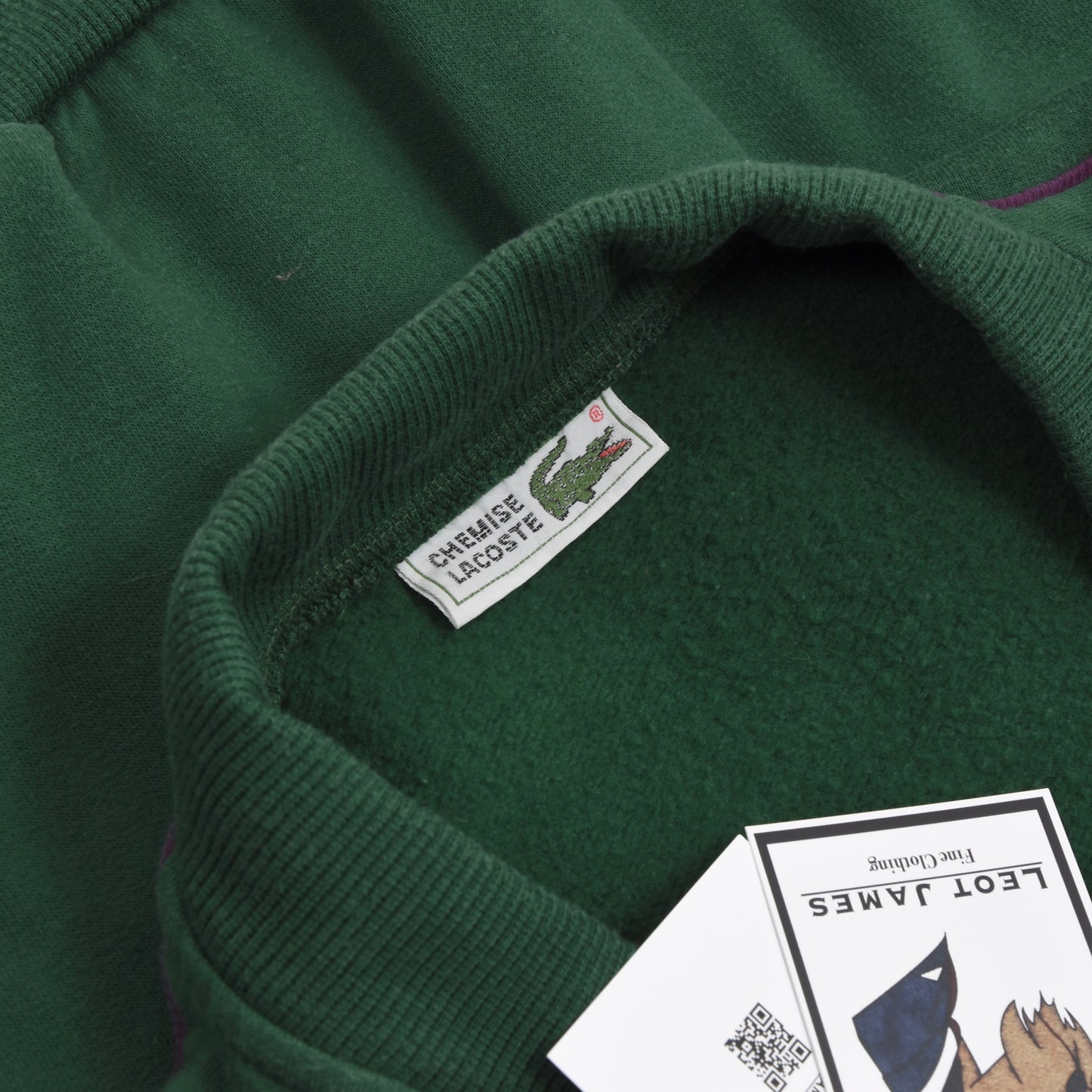 Vintage Lacoste Trainingsjacke/Sweatshirt Größe 5 - grün