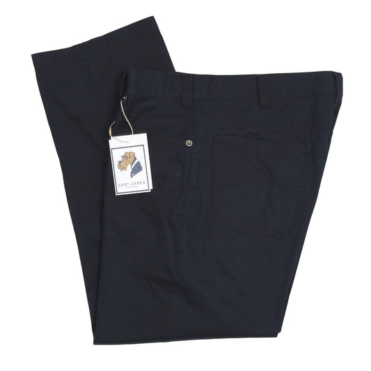 Brunello Cucinelli Baumwollhose Größe 52 KURZ - Marineblau