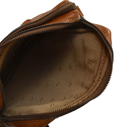 Goldpfeil Germany Leather Shoulder Bag - Brown