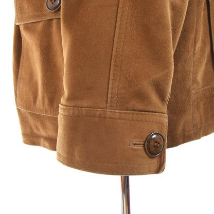 Leder Stoichart Suede Leather Jacket - Tobacco Brown