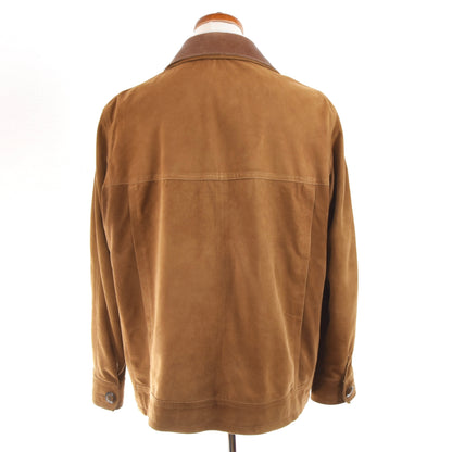 Leder Stoichart Suede Leather Jacket - Tobacco Brown