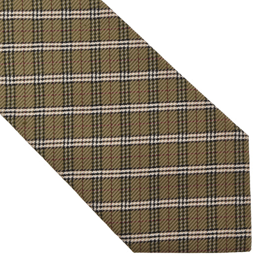 Burberry London Krawatte - Grünes Novacheck