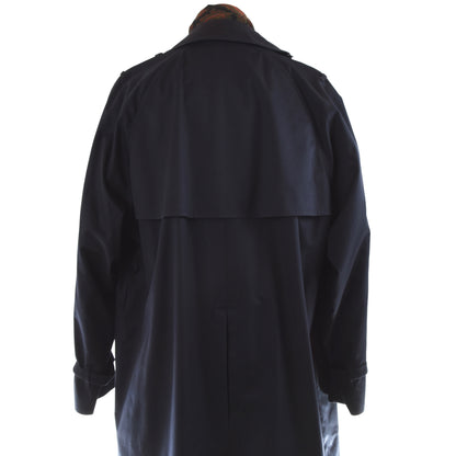 Burberrys Zweireihiger Trenchcoat Größe 60 Ex Long - Marineblau