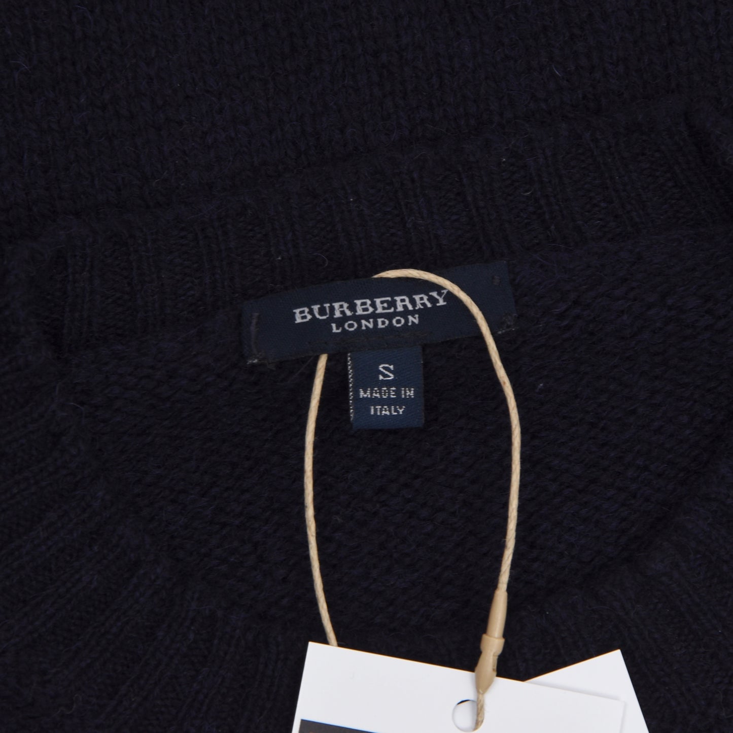 Burberry London Wollpullover Größe S - Marineblau