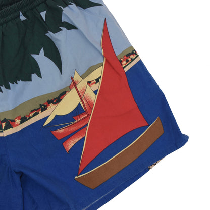 Vintage Polo Ralph Lauren Swim Trunks Size XL -Sailboats
