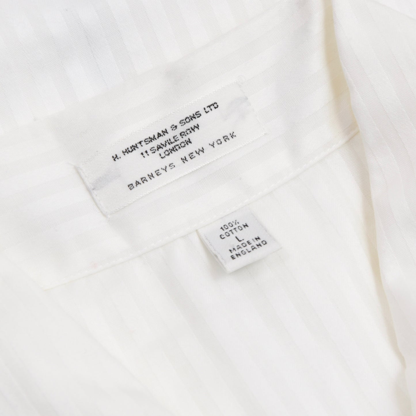 H. Huntsman & Sons Cotton Pyjamas Size L - White
