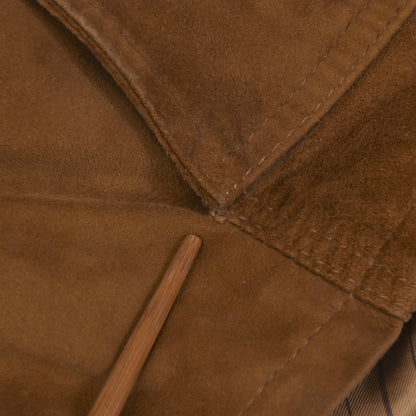 Leder Stoichart Suede Leather Jacket - Tobacco Brown