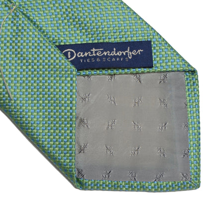 Dantendorfer Seidenkrawatte - Grün/Blau