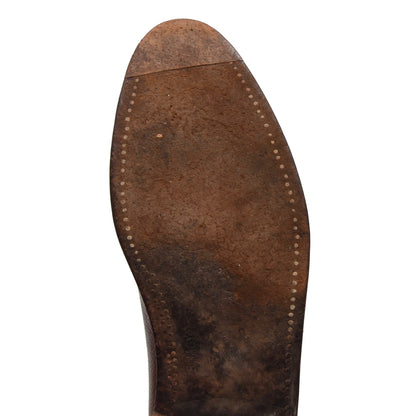 Vintage maßgeschneiderte Bela Nagy Split Toe Norweger Schuhe - Burgund
