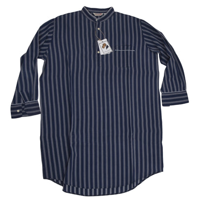 Derek Rose Cotton Night Shirt Size XL - Stripes