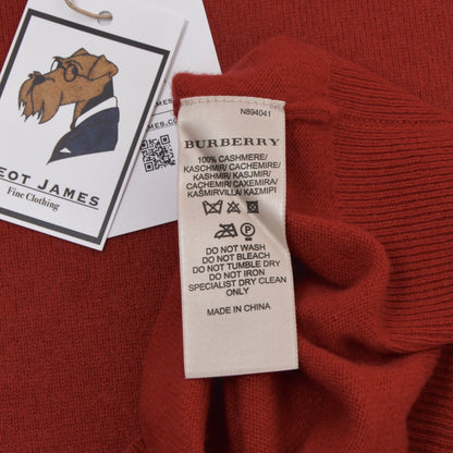 Burberry Brit 100% Cashmere Sweater Size S - Red