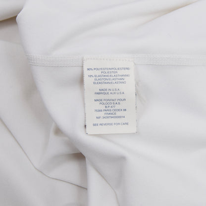 Vintage Polo Sport 1/4 Zip Spandex Shirt Size M - White