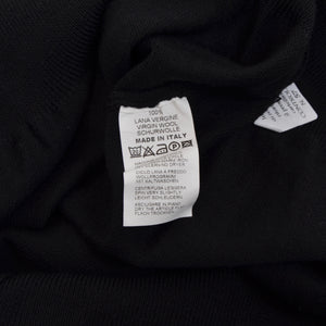 Gran Sasso Wollpullover mit V-Ausschnitt Größe 56 - Schwarz