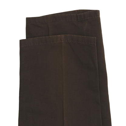 Franck Namani Cotton/Linen Pants Size 48 - Brown