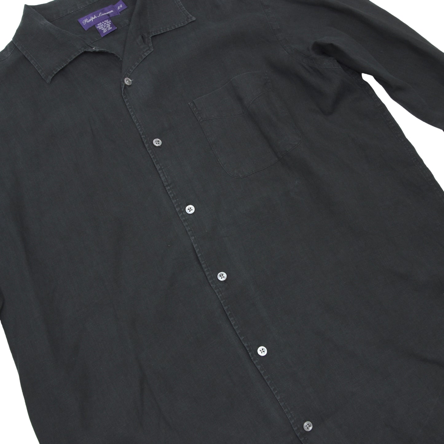 Ralph Lauren Purple Label & Etro Milano Shirts Size L - Navy Blue & Black