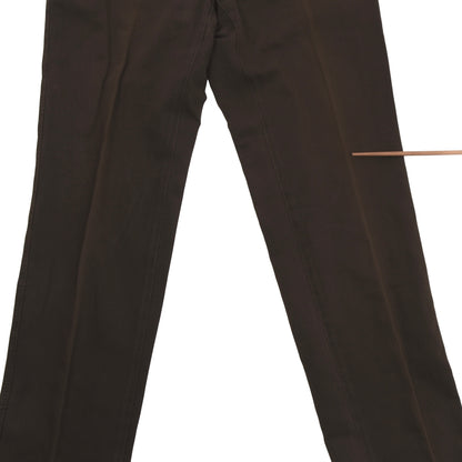 Franck Namani Cotton/Linen Pants Size 48 - Brown