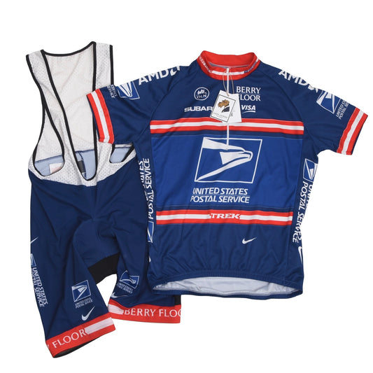 Nike 2004 USPS Radtrikot &amp; Lätzchen Größe XL