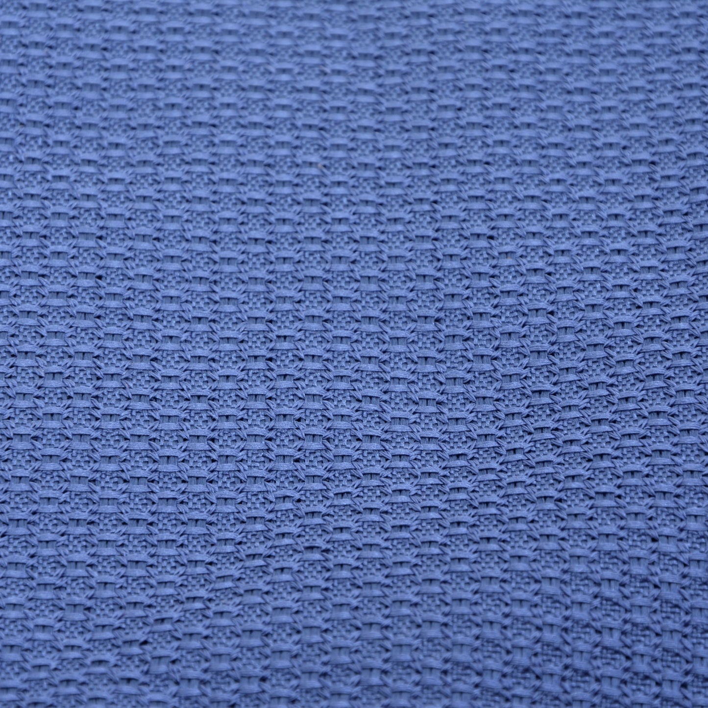 Harvey & Hudson Grenadine Silk Pocket Square - Blue