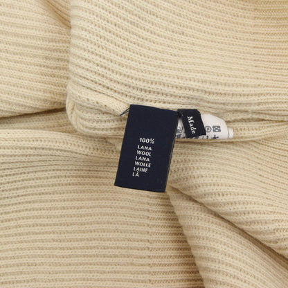 Ermenegildo Zegna Thick Wool Sweater Size L - Cream