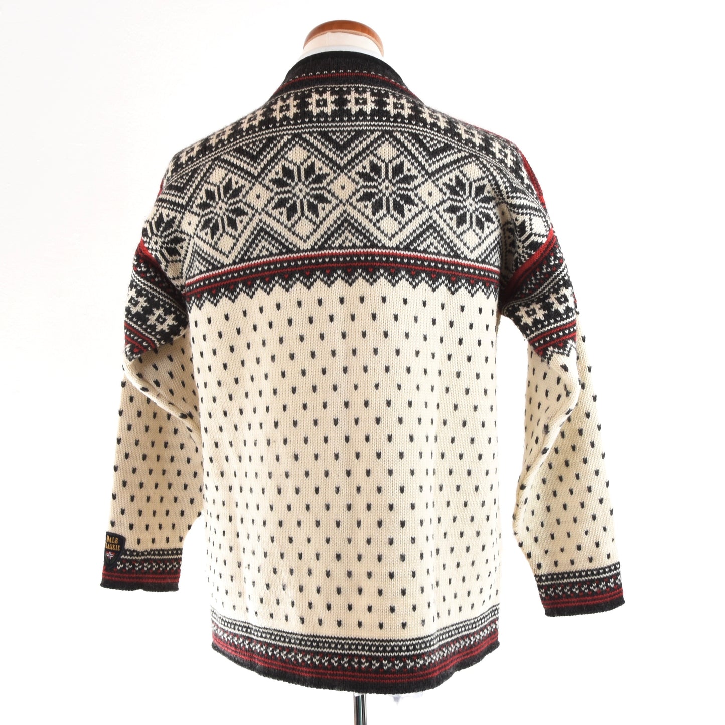 Dale of Norway Wollpullover mit Reißverschluss Größe M - Creme