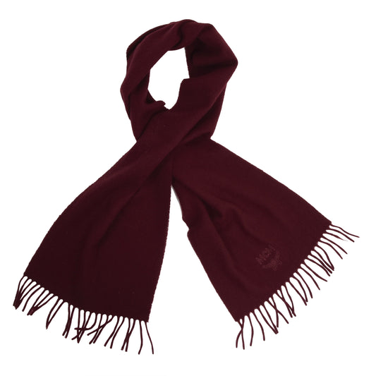 MCM Winter Scarf - Burgundy