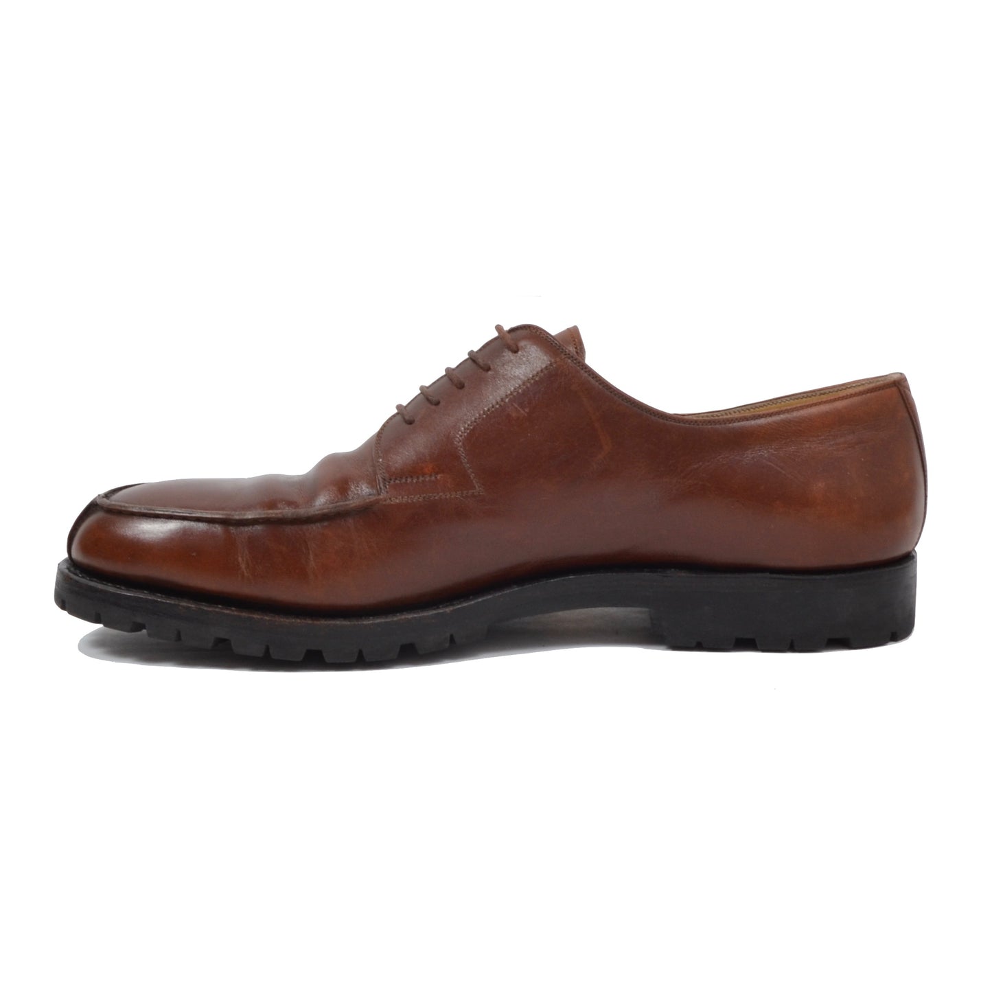 László Vass Split Toe Norweger Shoes Size 45.5 - Cognac Brown