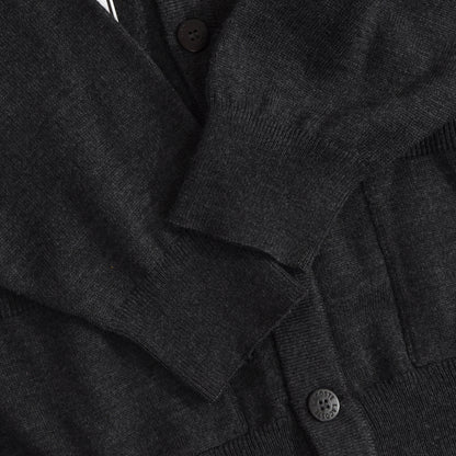 Lacoste Wool Cardigan Pullover Größe 4 - Anthrazit