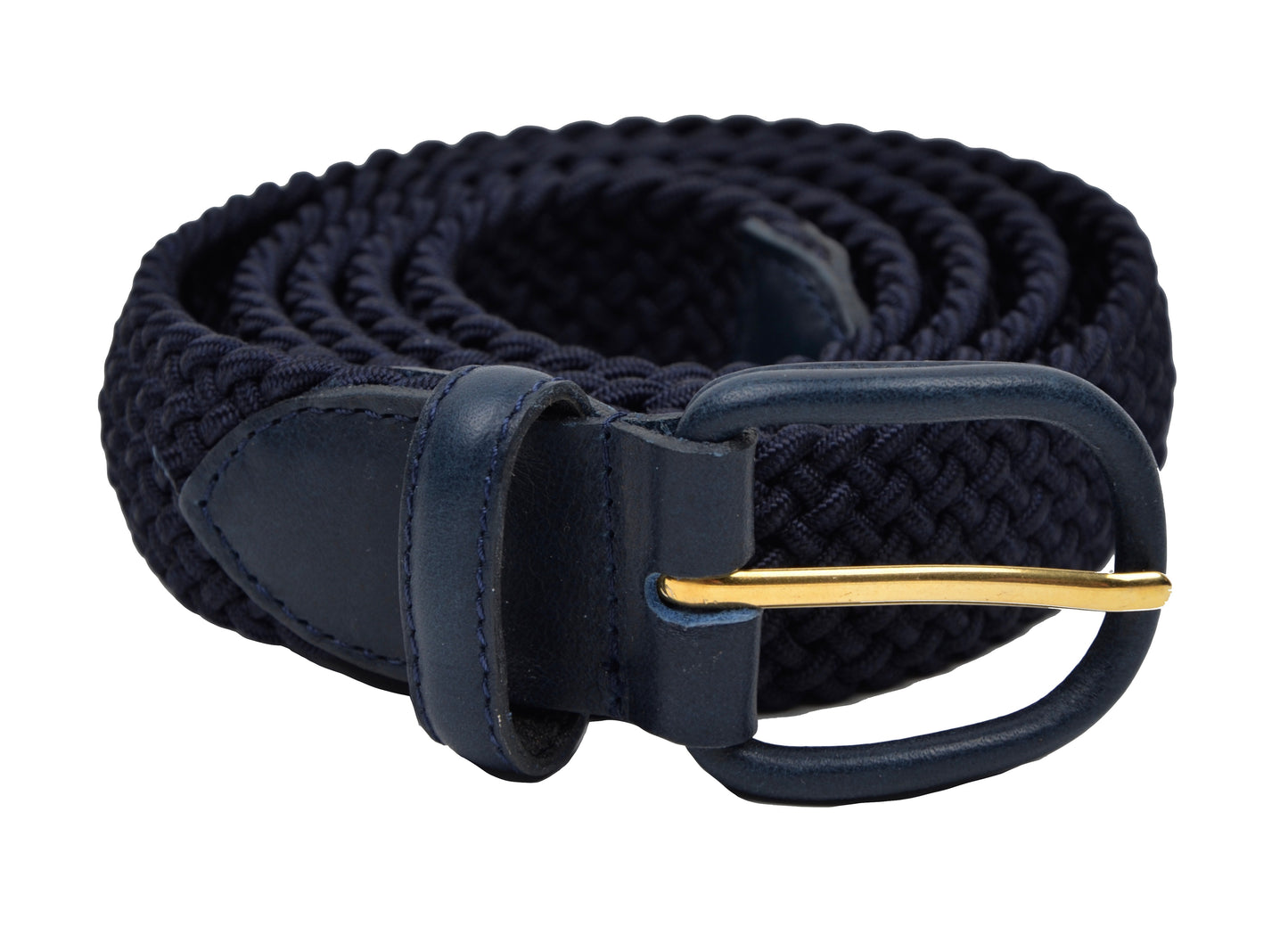 L'Aiglon Woven Belt Size 44/110 - Navy Blue