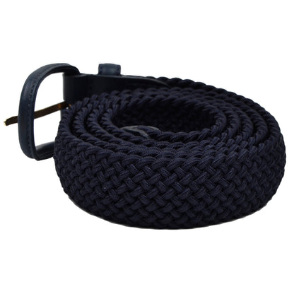 L'Aiglon Woven Belt Size 44/110 - Navy Blue