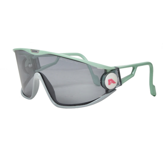 Vintage Alpina Swing Shield Sunglasses - Seafoam Green