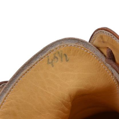 László Vass Split Toe Norweger Schuhe Größe 45,5 - Cognac Brown