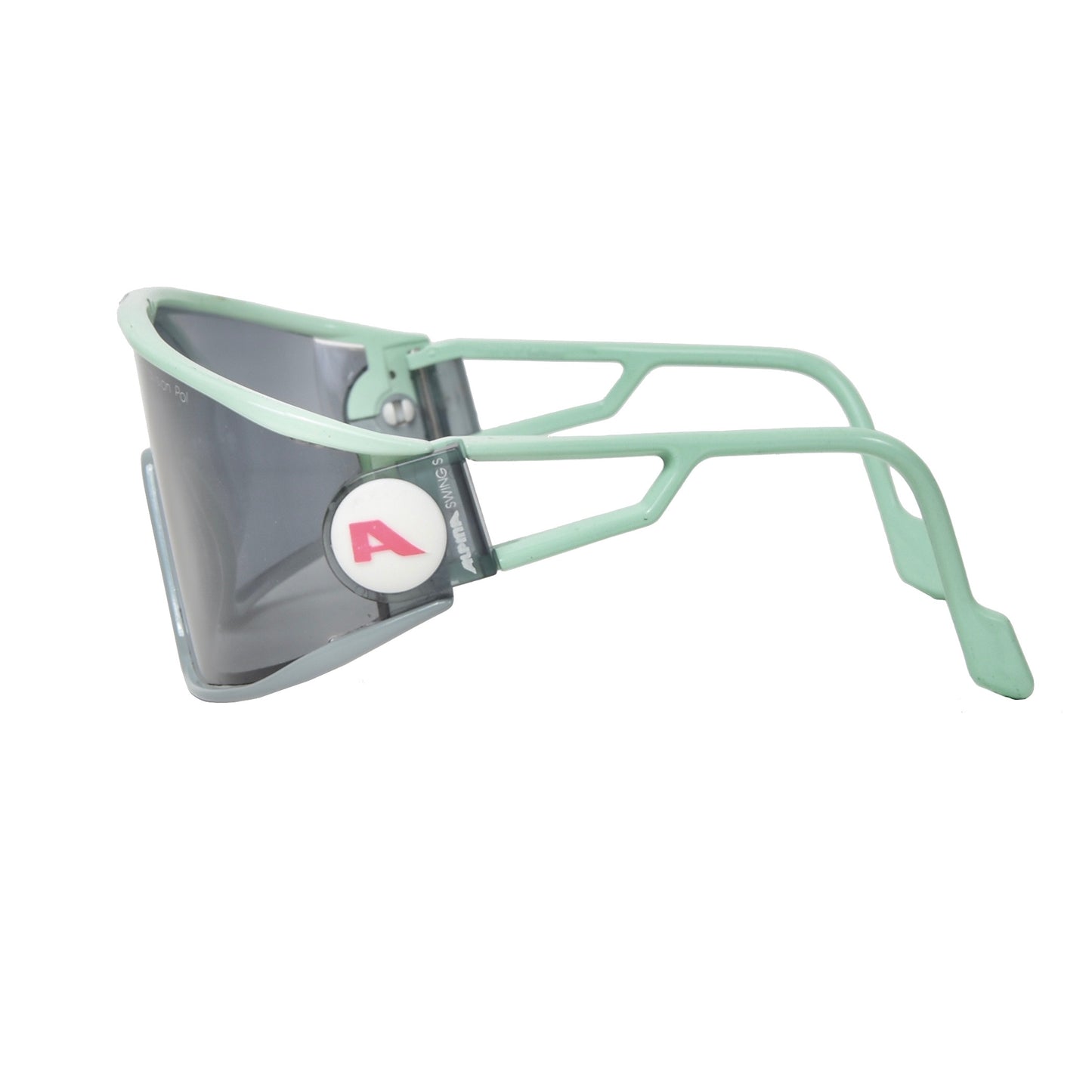 Vintage Alpina Swing Shield Sunglasses - Seafoam Green
