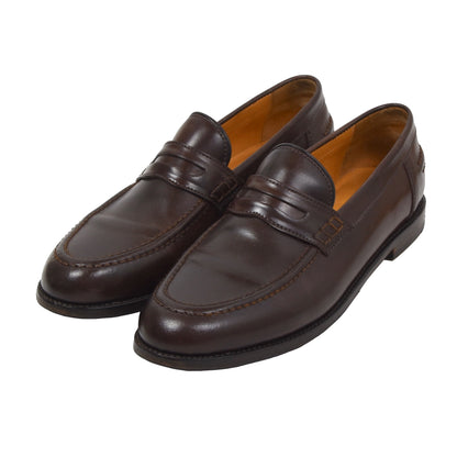 Ludwig Reiter Shell Cordovan College Loafer Shoes Size 11.5 - Brown