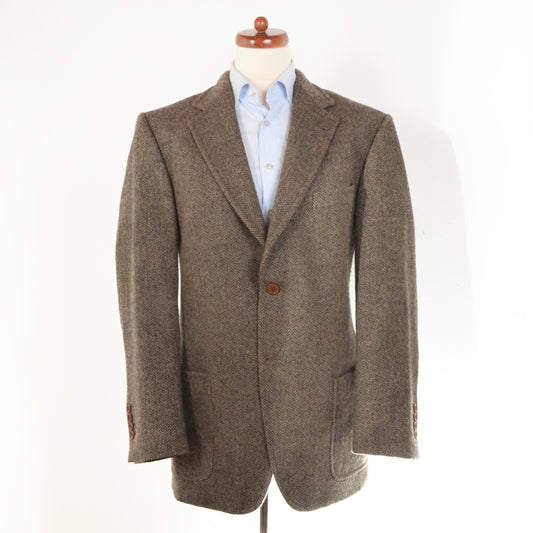 Sartoria Harris Tweed Jacke Größe 52 - Braun