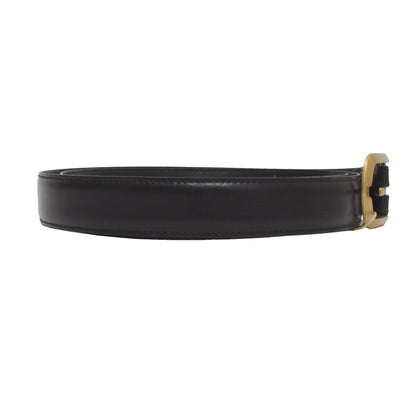 Etienne Aigner Leather Belt Size 110/44 - Black