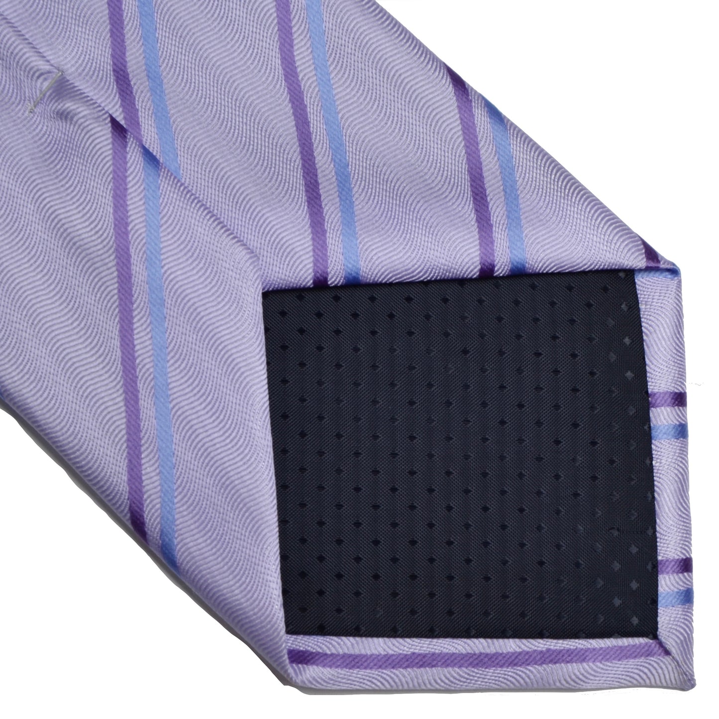 Elli Segatori Silk Striped Tie - Lavender