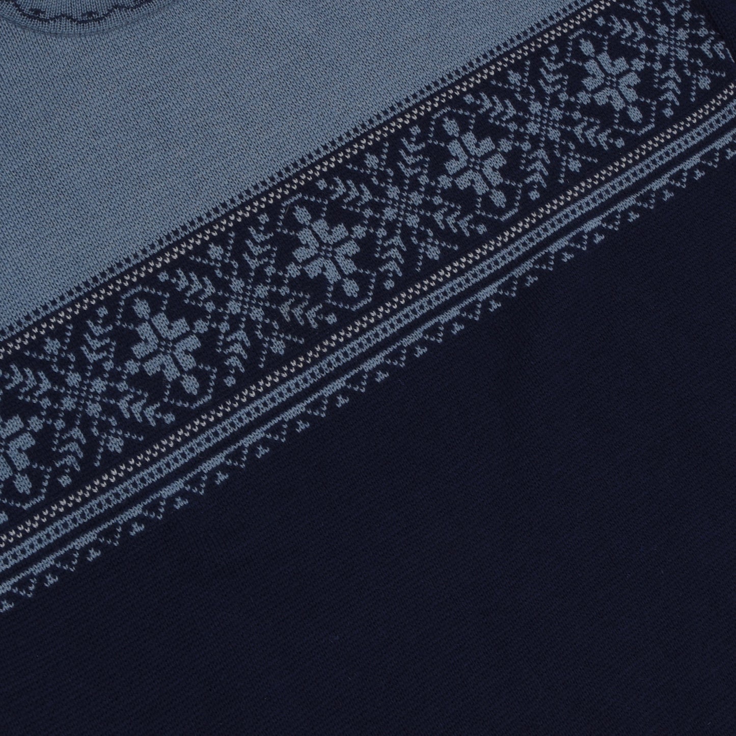Active Wear of Norway Pullover aus dicker Wolle, Größe XXL – Navy/Hellblau