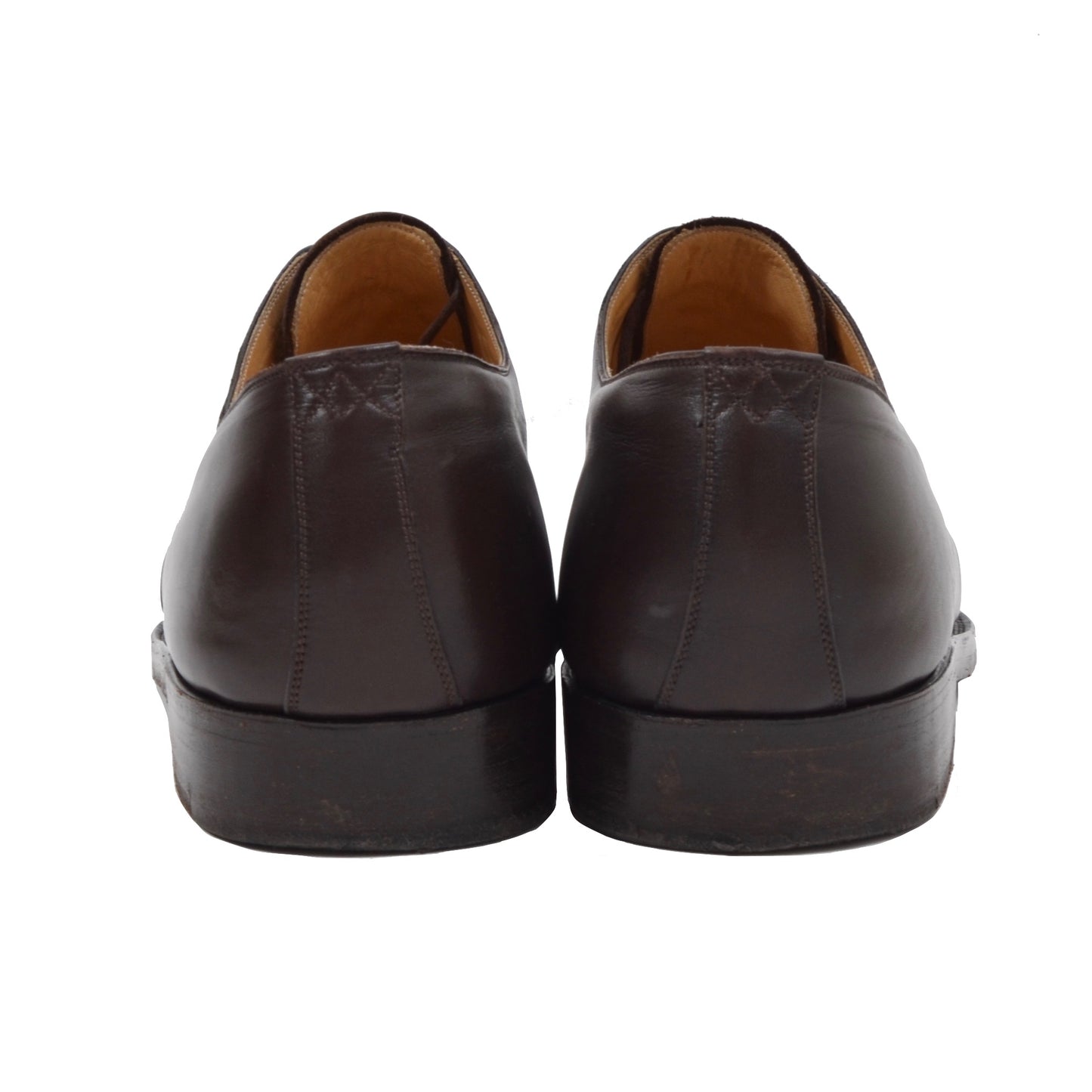 László Vass Cap Toe Shoes Size 46 - Dark Brown
