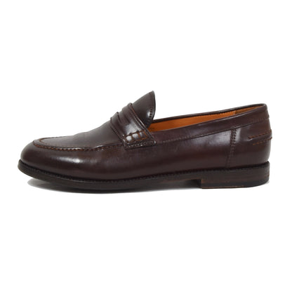 Ludwig Reiter Shell Cordovan College Loafer Shoes Size 11.5 - Brown