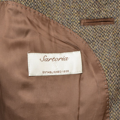 Sartoria Harris Tweed Jacke Größe 52 - Braun