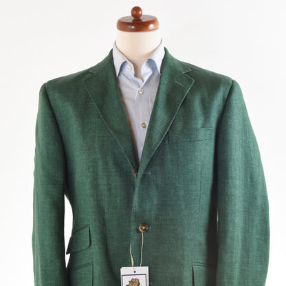 Dantendorfer Linen Jacket Size 50 - Green