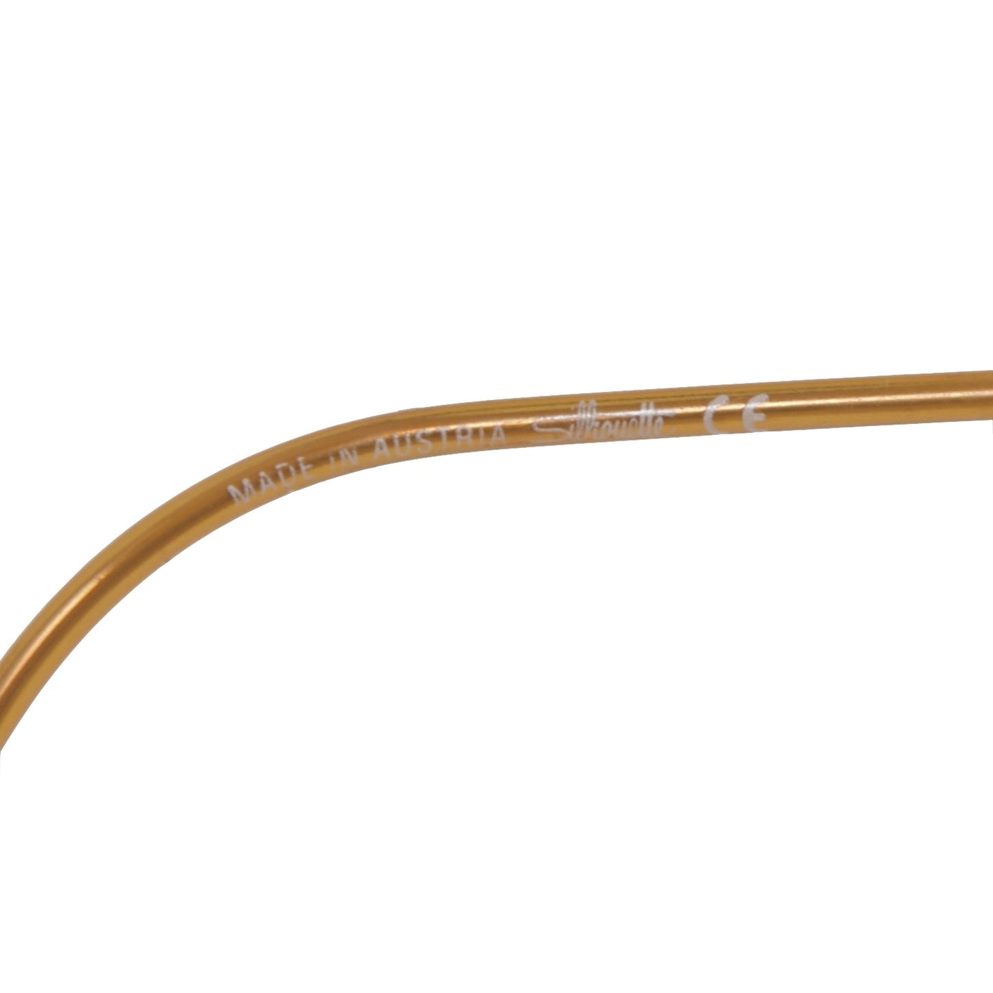 Silhouette Titan 8575 Randlose Sonnenbrille aus Titan - Gold