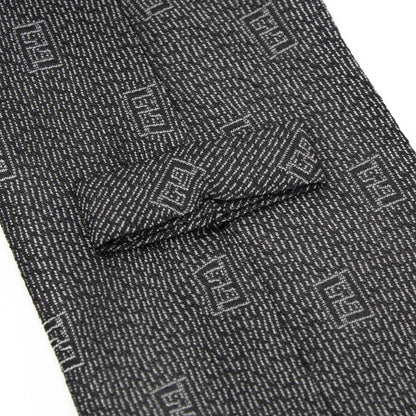 Fendi Roma Krawatte mit FF-Muster - Grau/Schwarz