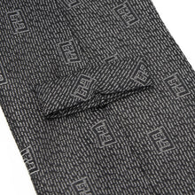 Laden Sie das Bild in den Galerie-Viewer, Fendi Roma Krawatte mit FF-Muster - Grau/Schwarz