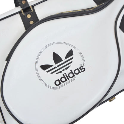 Vintage Adidas Tennistasche - weiß