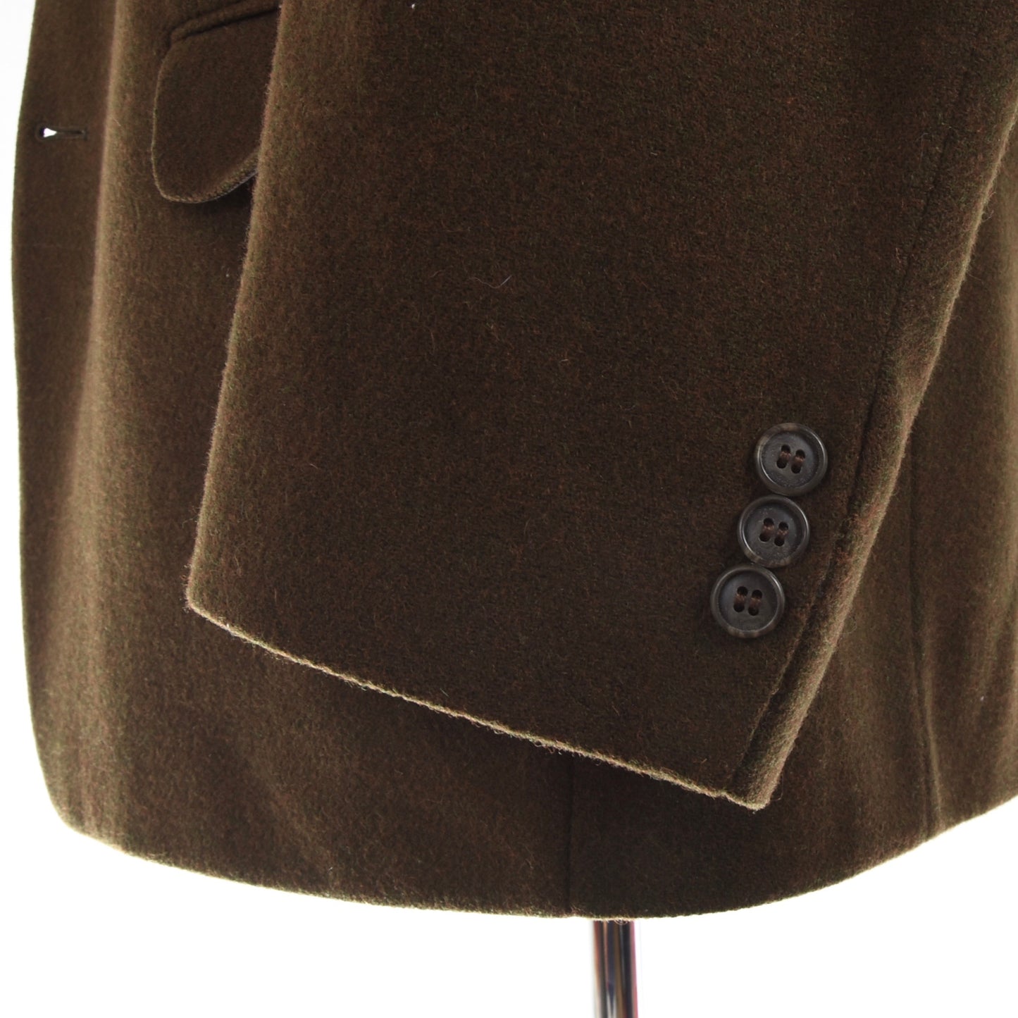 Vintage Wool Tweed Jacket - Brown-Green