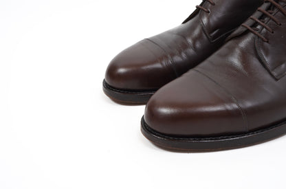 László Vass Cap Toe Shoes Size 46 - Dark Brown