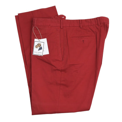 Incotex-Baumwollhose Größe 58 - Rot